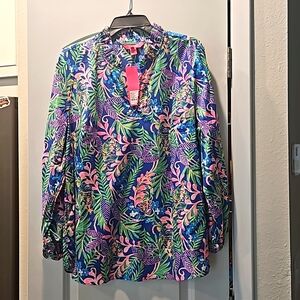 Lilly Pulitzer NWT Blouse XL